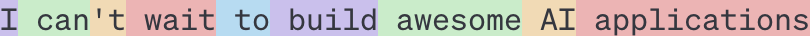 An example of how GPT-4 tokenizes a phrase